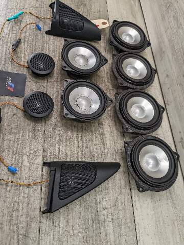 OEM BMW E92 E93 Audio Professional Sound Speakers Logic 7 L7 Harman Kardon SET*