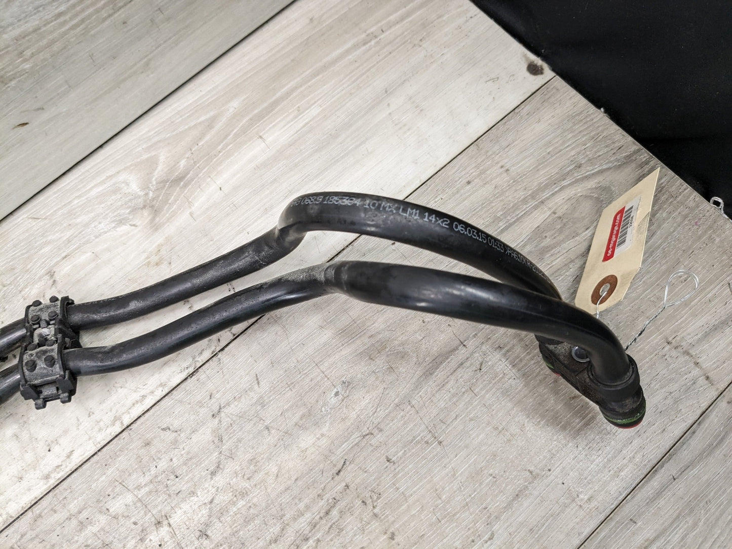14-19 OEM BMW F15 F16 X5 X6 Transmission Oil Cooler Inlet Outlet Pipe Hose Line