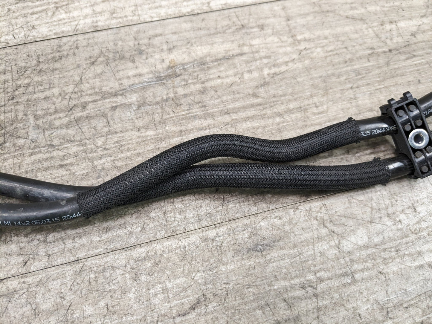 14-19 OEM BMW F15 F16 X5 X6 Transmission Oil Cooler Inlet Outlet Pipe Hose Line