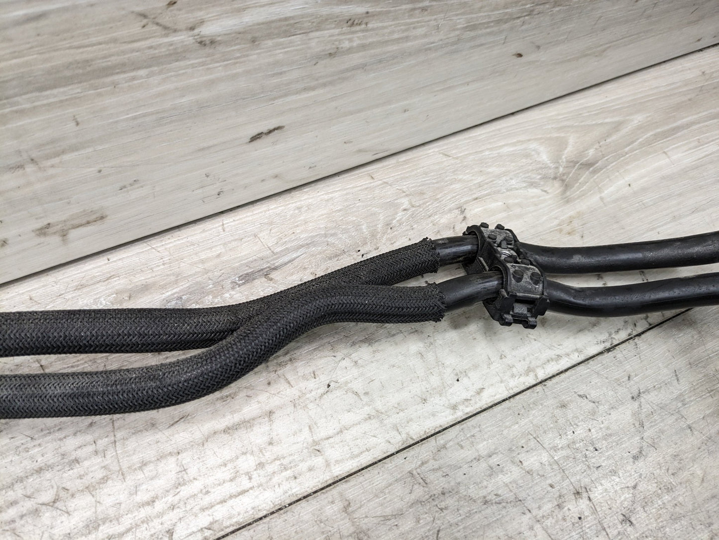 14-19 OEM BMW F15 F16 X5 X6 Transmission Oil Cooler Inlet Outlet Pipe Hose Line