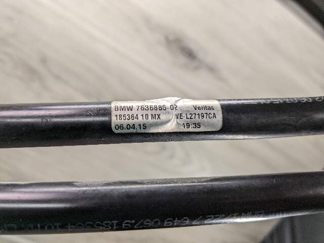 14-19 OEM BMW F15 F16 X5 X6 Transmission Oil Cooler Inlet Outlet Pipe Hose Line