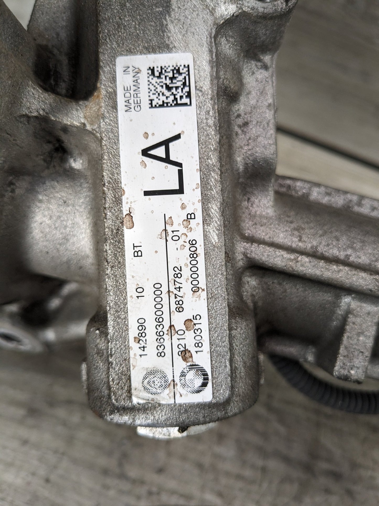14-18 OEM BMW F15 X5 xDrive Steering Gear Rack & Pinion Electric AWD LA 125k