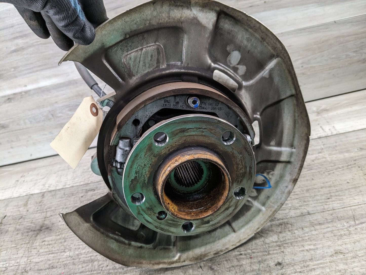 OEM BMW F15 F16 F85 F86 X5 X6 xDrive Rear Left Spindle Hub Carrier Knuckle AWD