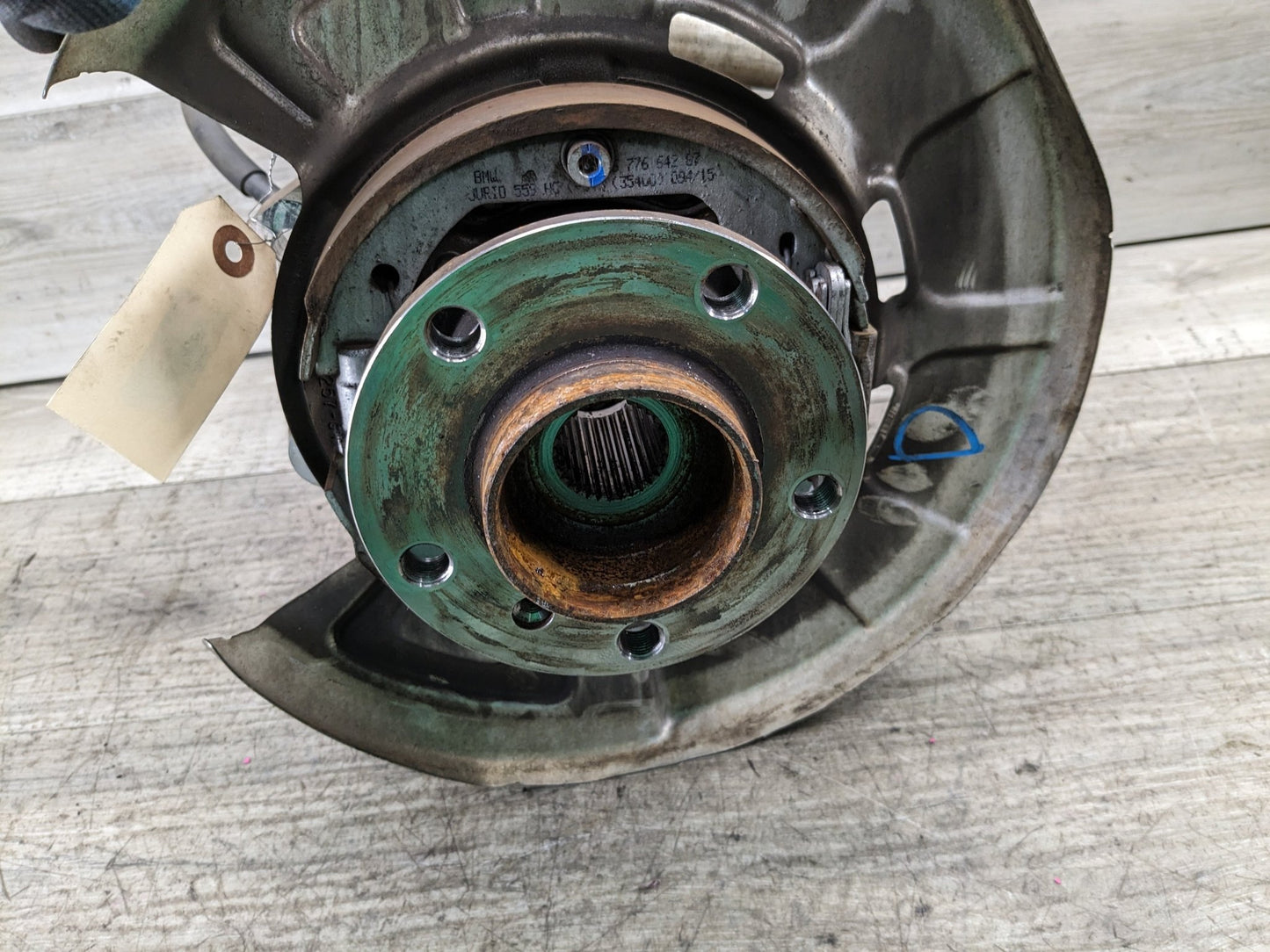 OEM BMW F15 F16 F85 F86 X5 X6 xDrive Rear Left Spindle Hub Carrier Knuckle AWD