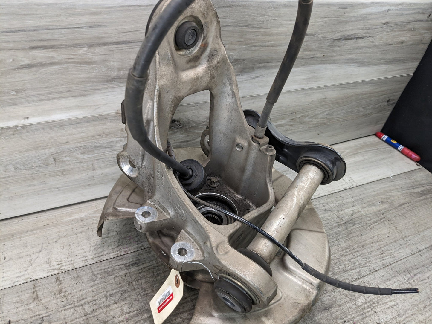 OEM BMW F15 F16 F85 F86 X5 X6 xDrive Rear Left Spindle Hub Carrier Knuckle AWD