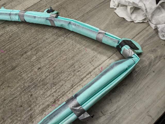 OEM BMW F15 X5 F85 X5M Left Driver Side Top Roof Head Air Bag Airbag Curtain