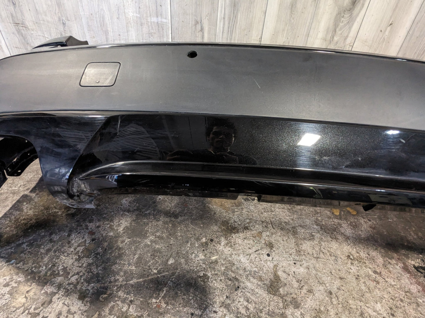 11-16 OEM BMW F25 X3 Rear Bumper Cover PDC w/ Diffuser Black