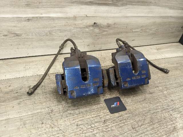 15-19 OEM BMW F85 X5M F86 X6M Rear Brake Calipers SET BREMBO Blue