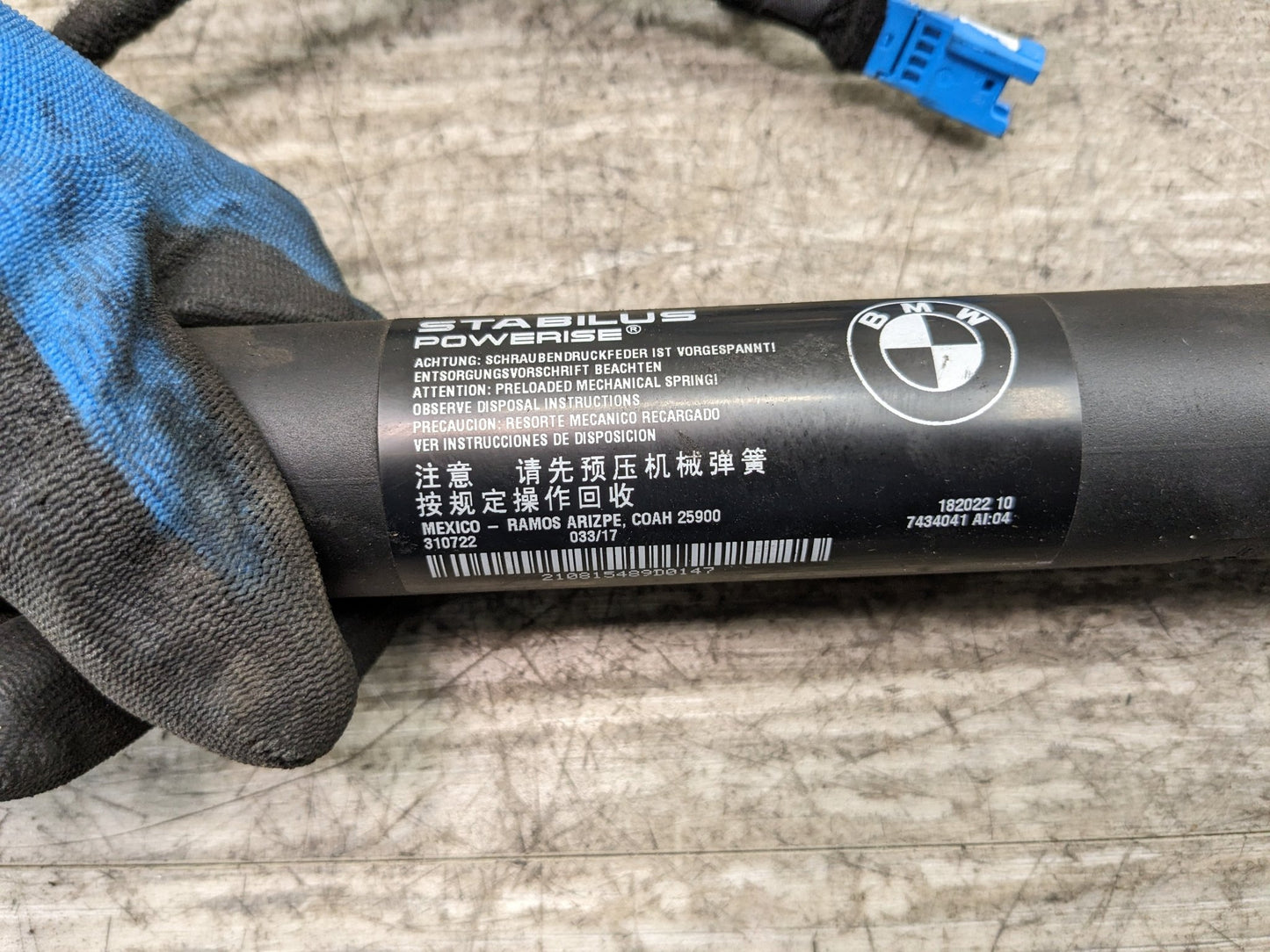 14-18 OEM BMW F15 F85 X5 X5M Left Right Trunk Tailgate Shock Hatch Strut PAIR*