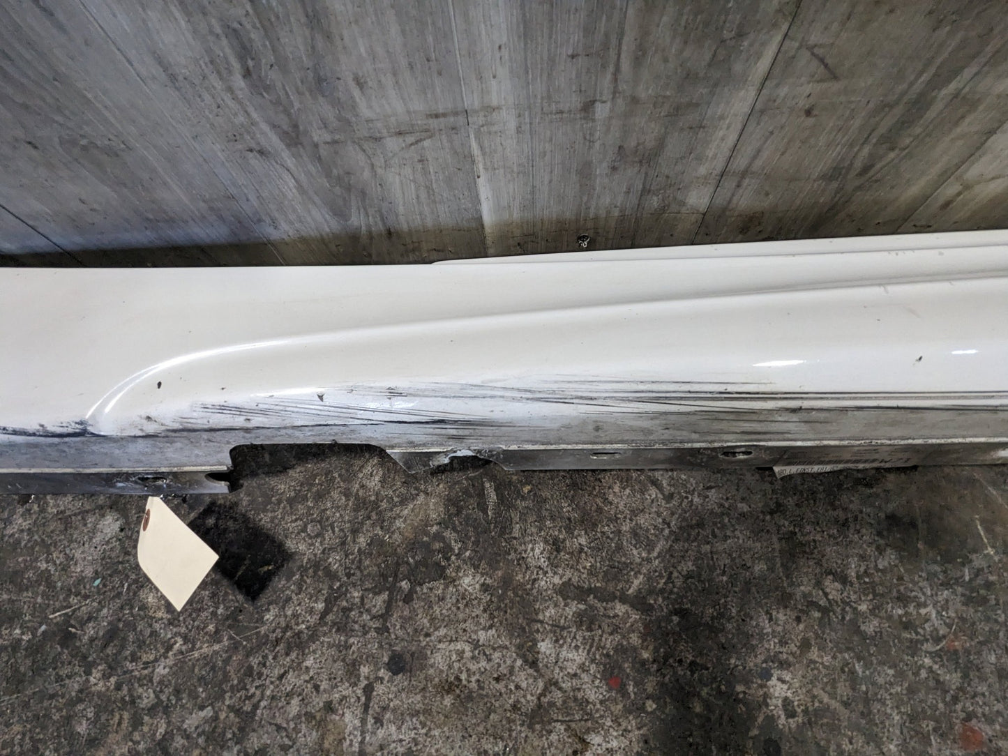 08-13 OEM BMW E82 E88 128 135 Left Skirt Rocker Panel Cover M-SPORT White*