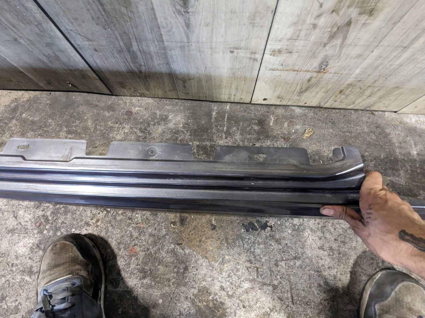 08-13 OEM BMW E82 E88 128 135 Left Skirt Rocker Panel Cover M-SPORT Gray*