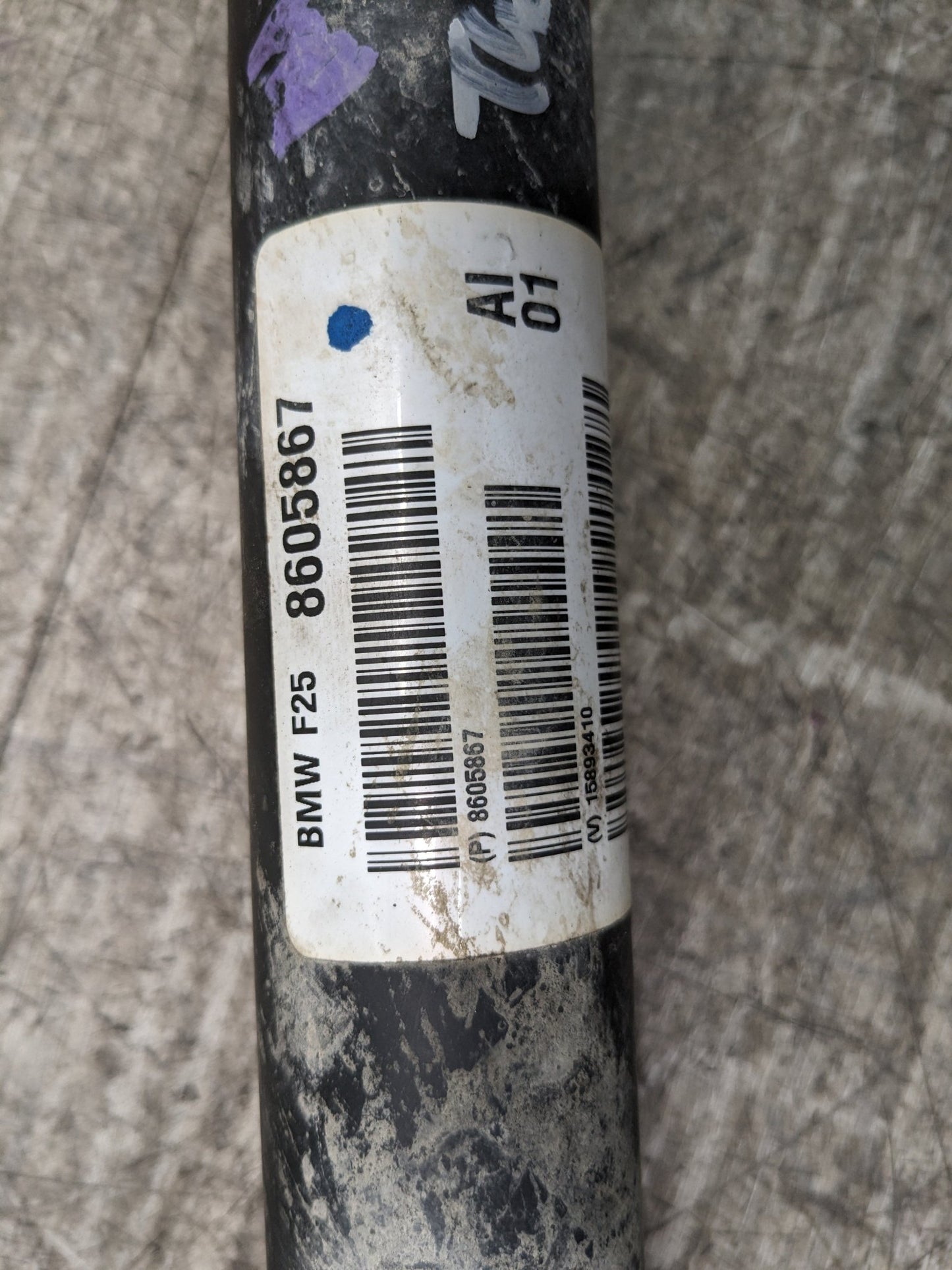 11-17 OEM BMW F25 F26 X3 X4 AWD Front Driveshaft Axle Drive Shaft Assembly