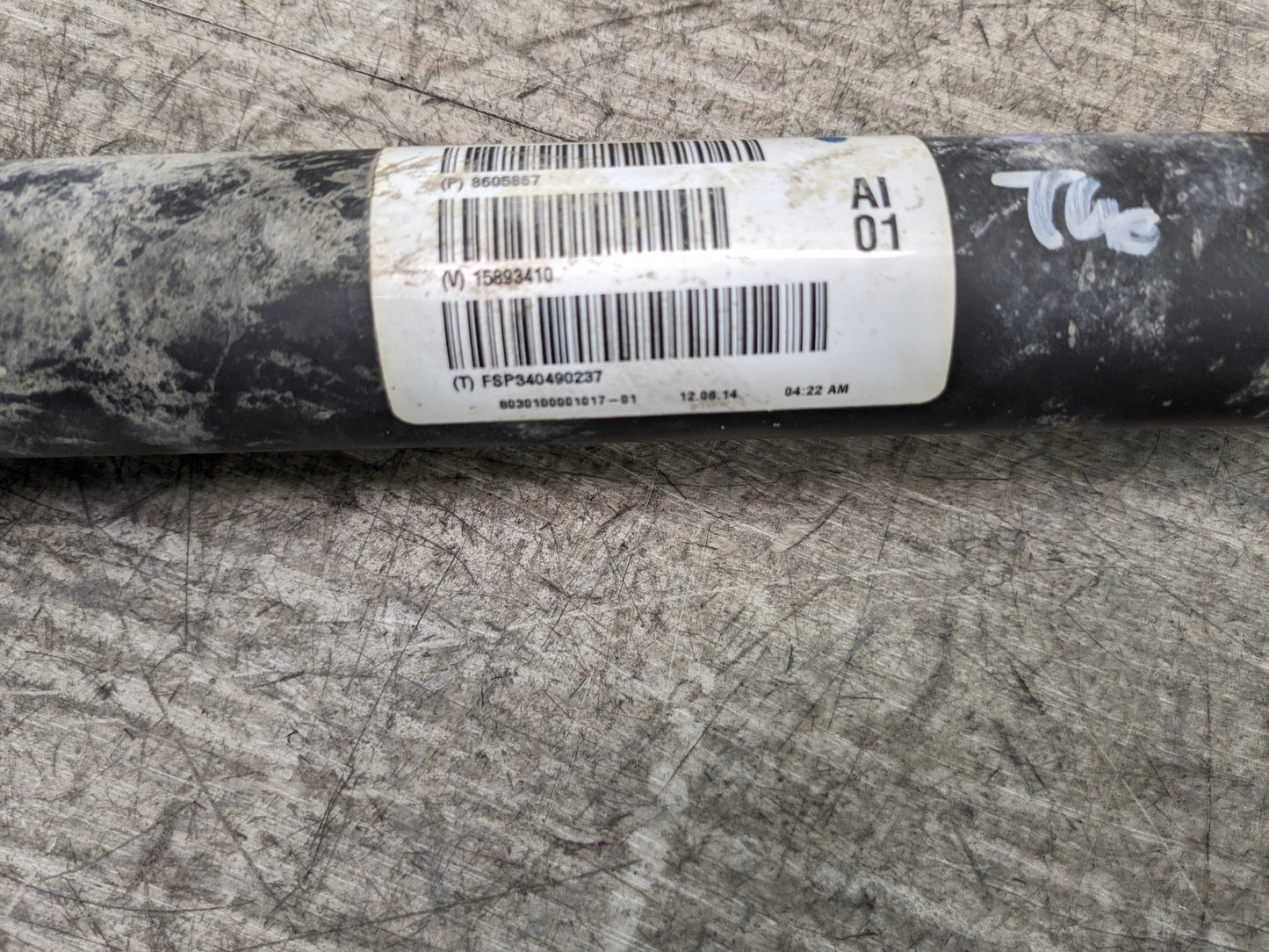 11-17 OEM BMW F25 F26 X3 X4 AWD Front Driveshaft Axle Drive Shaft Assembly