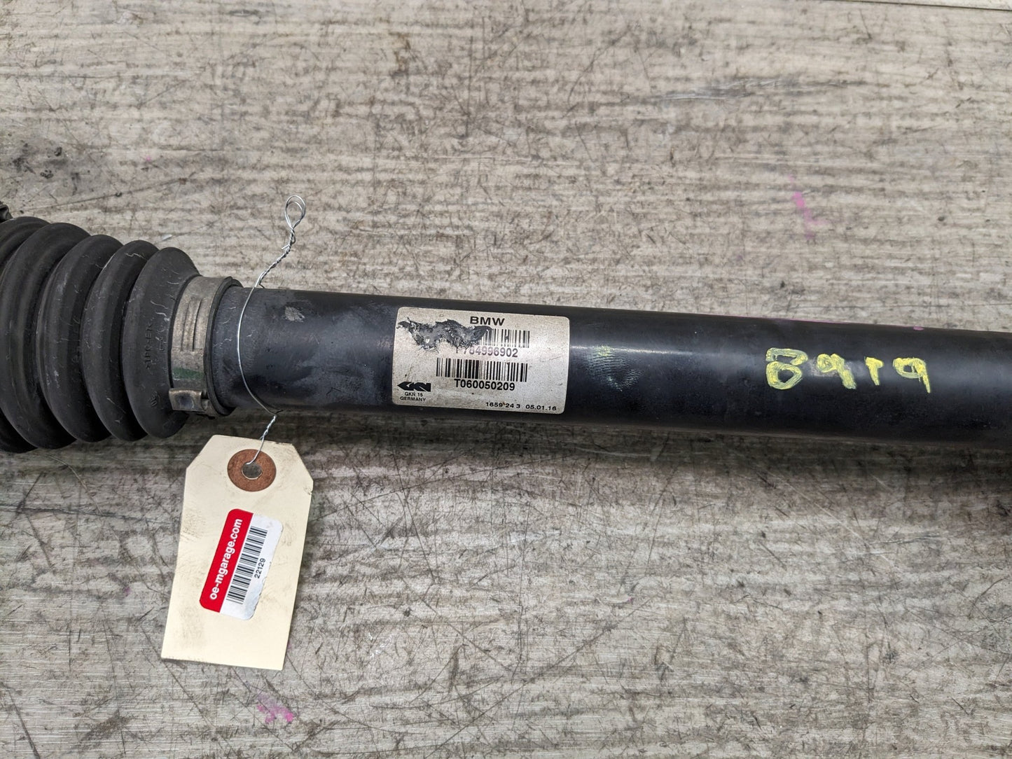 14-19 OEM BMW X5M F85 X6M F86 Rear Axle Drive Shaft LEFT OR RIGHT Output