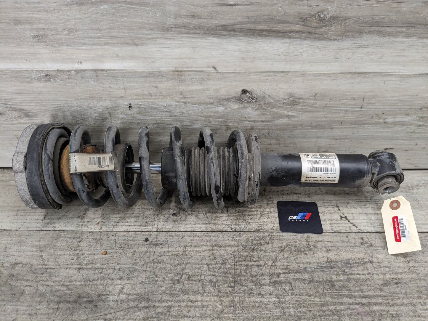 11-18 OEM BMW X3 F25 X4 F26 Rear Suspension Shock Strut SET w/ Spring