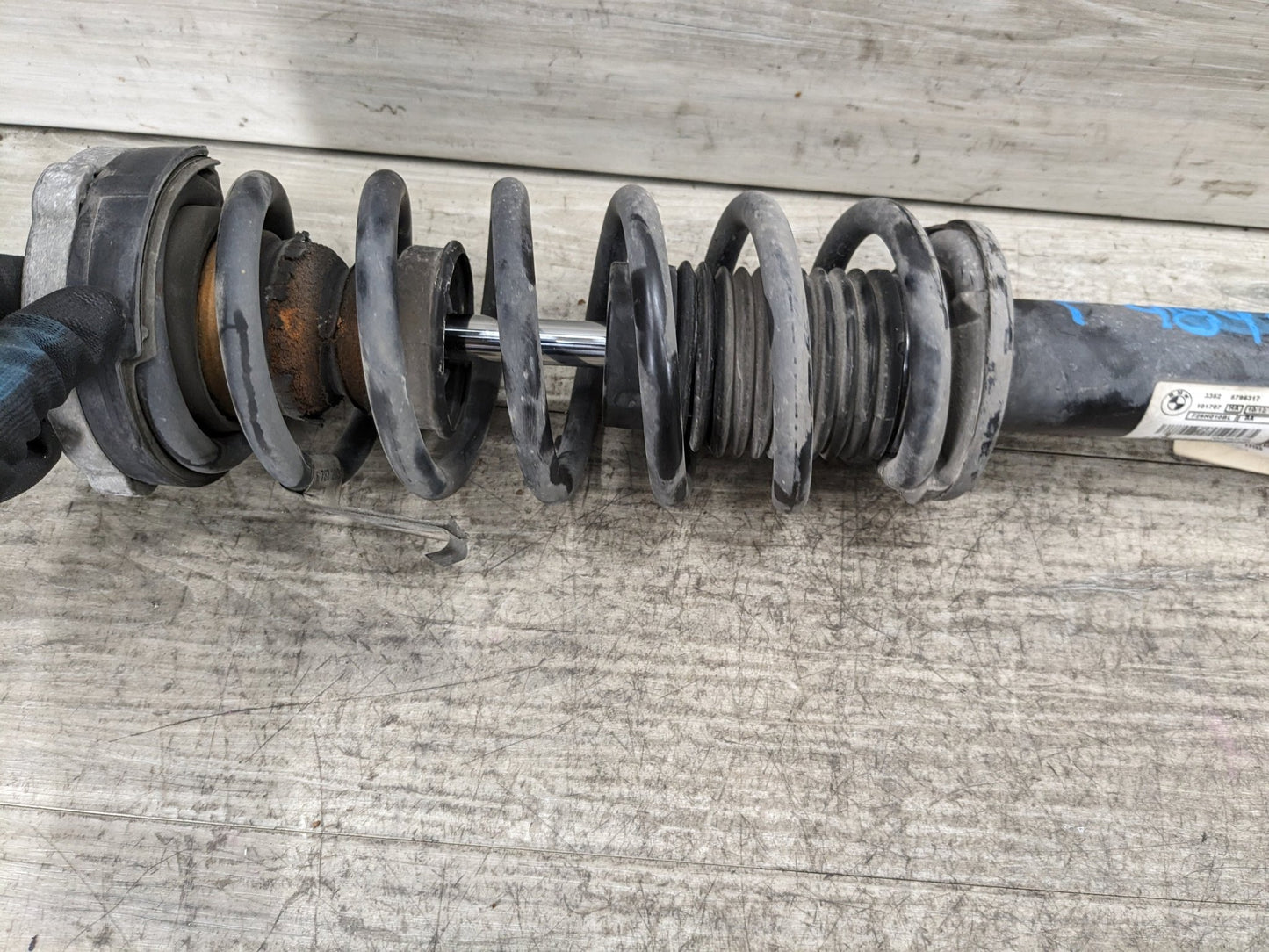 11-18 OEM BMW X3 F25 X4 F26 Rear Suspension Shock Strut SET w/ Spring