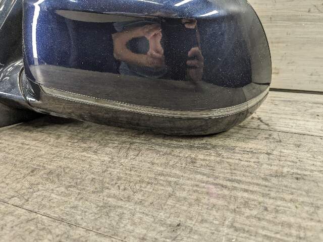 14-18 OEM BMW F15 X5 Left Driver Side Power Folding Mirror Assembly Camera Blue