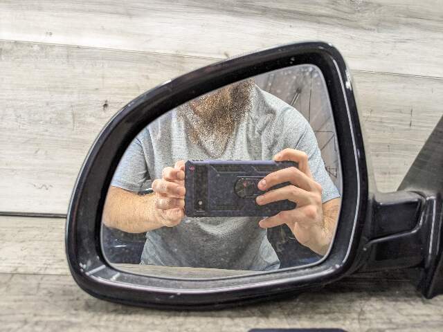14-18 OEM BMW F15 X5 Left Driver Side Power Folding Mirror Assembly Camera Blue