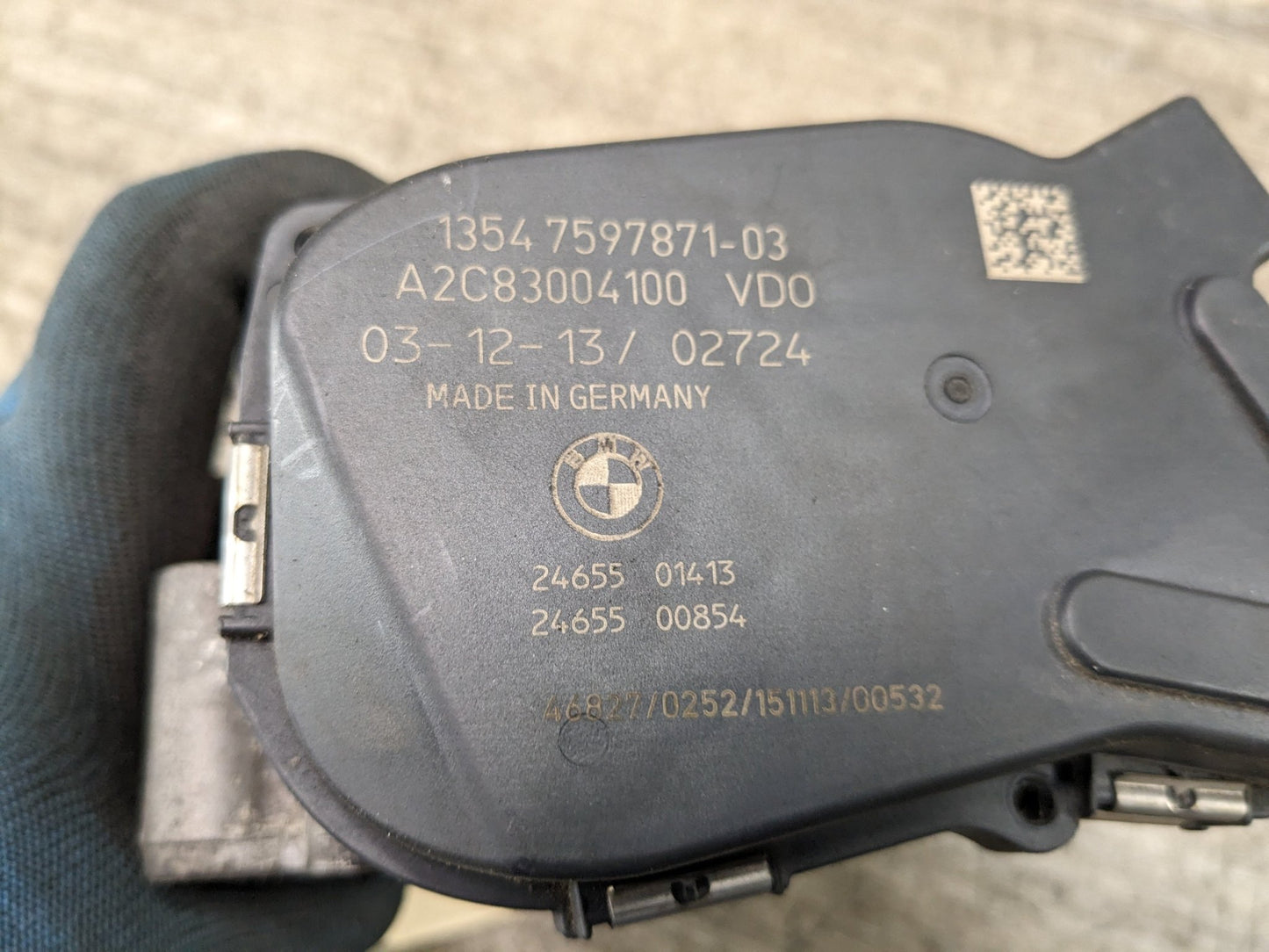 OEM BMW E90 E92 F12 F30 F80 M Engine N55 S55 Throttle Body Valve Module Actuator
