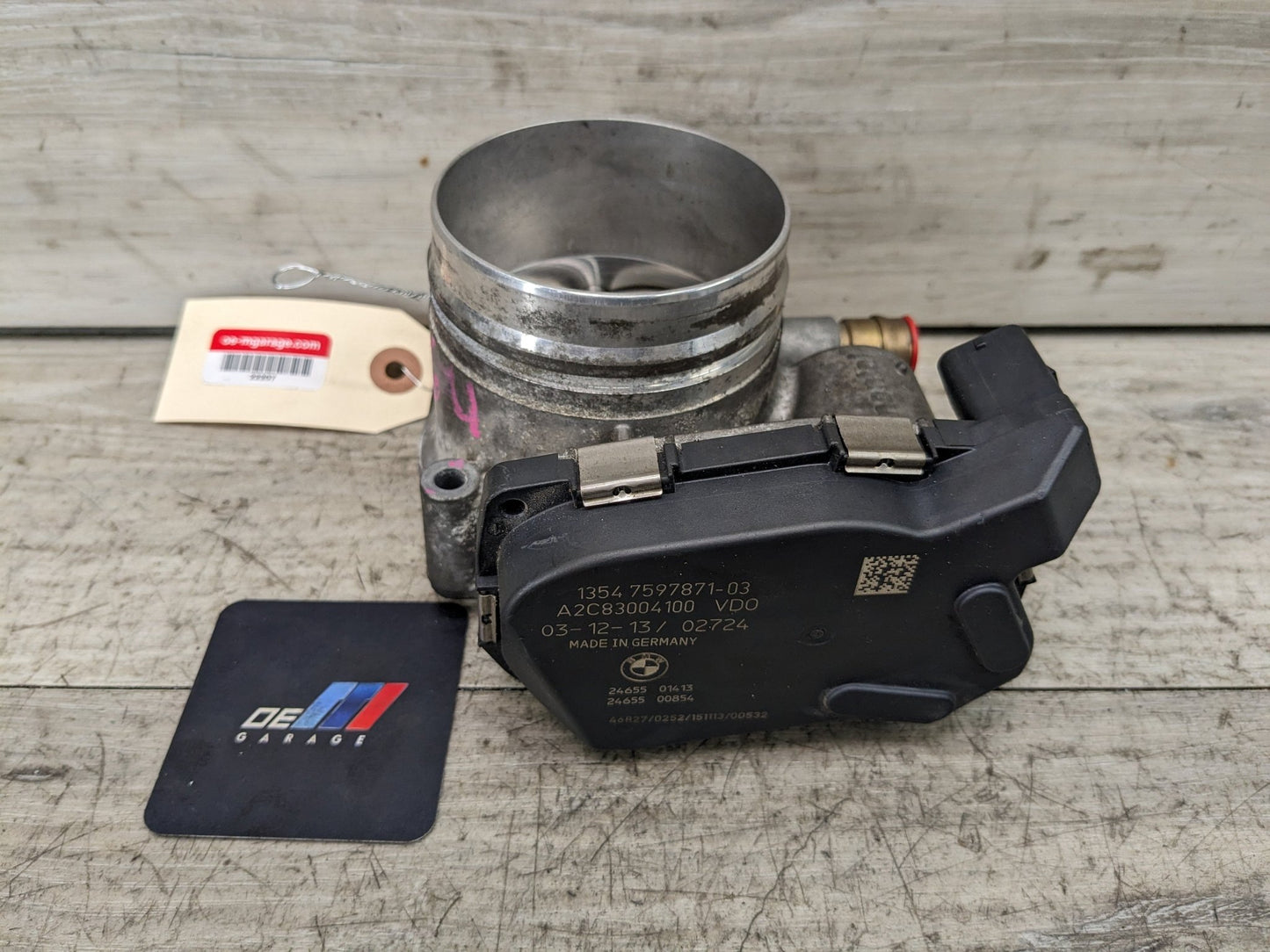 OEM BMW E90 E92 F12 F30 F80 M Engine N55 S55 Throttle Body Valve Module Actuator