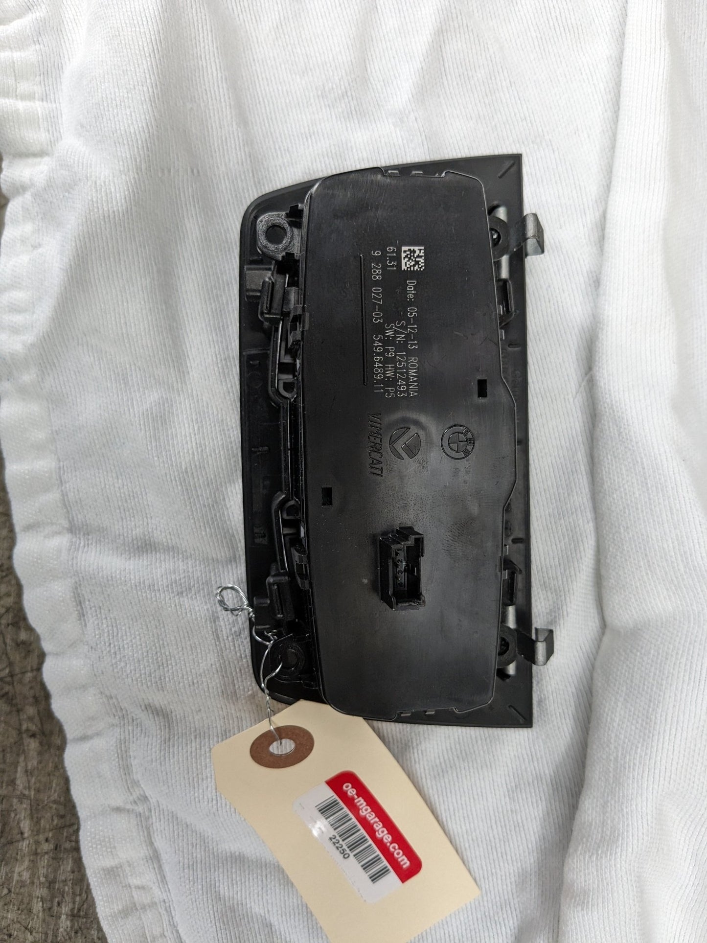 OEM BMW F22 F30 F32 F33 F80 Headlight Switch Control Panel Light Module BLACK