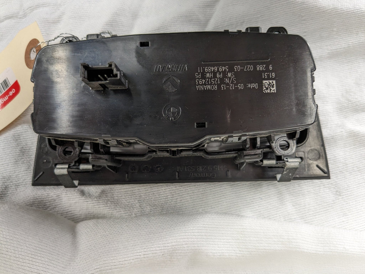 OEM BMW F22 F30 F32 F33 F80 Headlight Switch Control Panel Light Module BLACK
