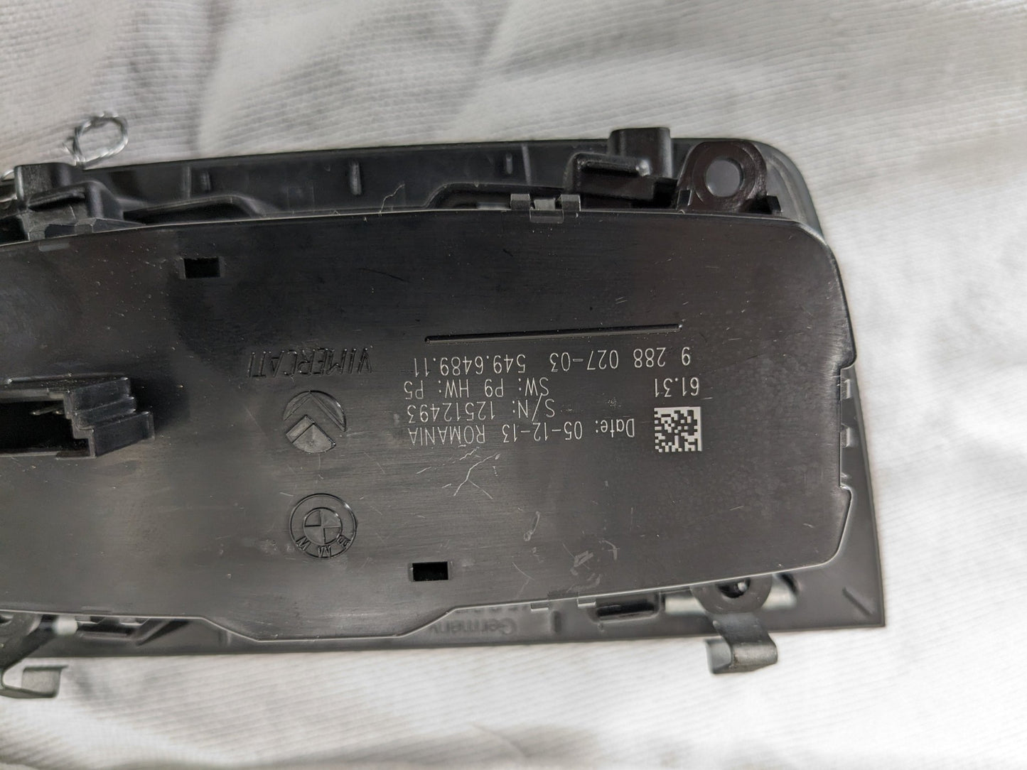 OEM BMW F22 F30 F32 F33 F80 Headlight Switch Control Panel Light Module BLACK