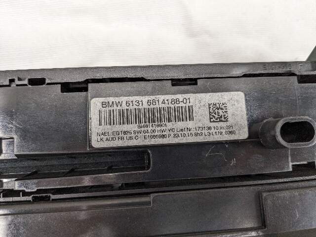 12-16 OEM BMW F22 F32 F30 F36 M4 M3 AC Heater Control Panel Radio Media Buttons