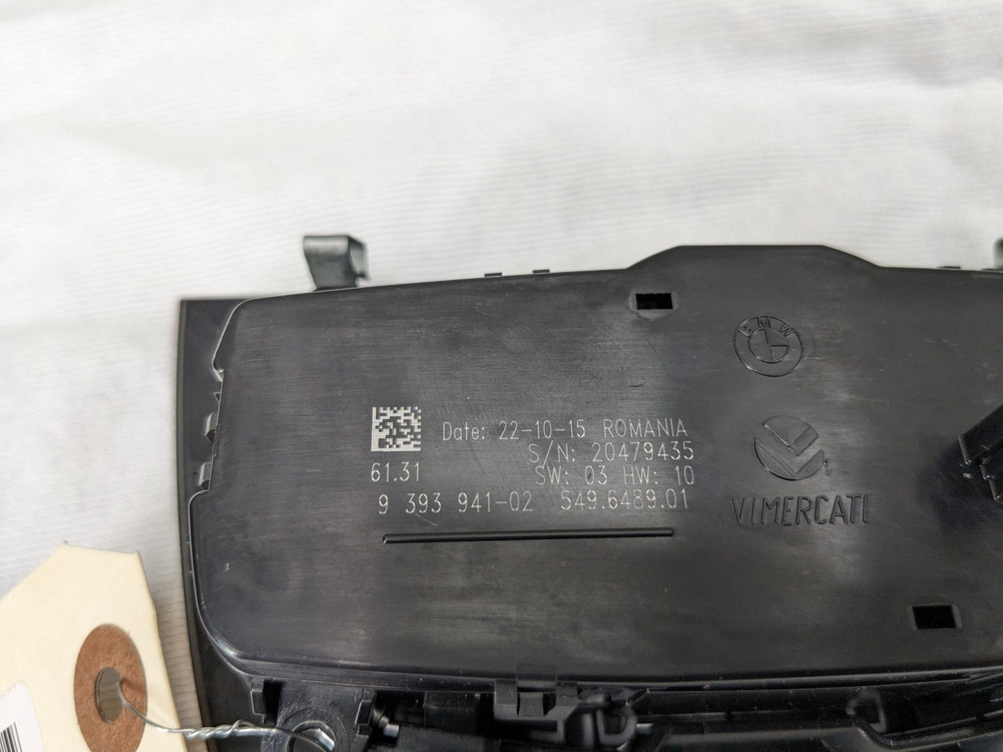 OEM BMW F22 F30 F32 F82 F80 Headlight Switch Control Panel Light Module BLACK