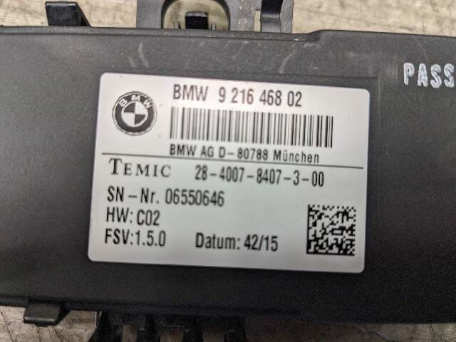 OEM BMW F01 F10 F25 F22 F30 F36 F80 HEATED Left Right Seat Control Module Unit