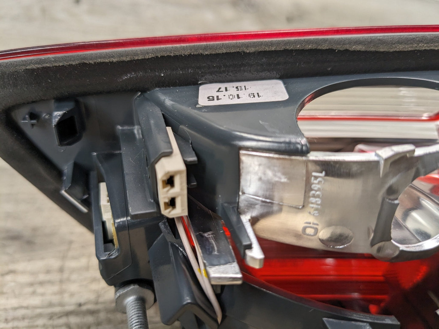 14-17 OEM BMW F32 F33 F36 F83 Rear Left Driver Side Inner Tail Light