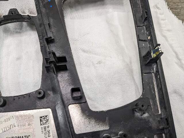 11-18 OEM BMW F25 F26 X3 X4 Center Console Trim Shifter Bezel Panel Cover