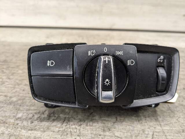 OEM BMW F15 F16 F85 F86 X5 X6 Headlight Switch Control Panel Light Module BLACK