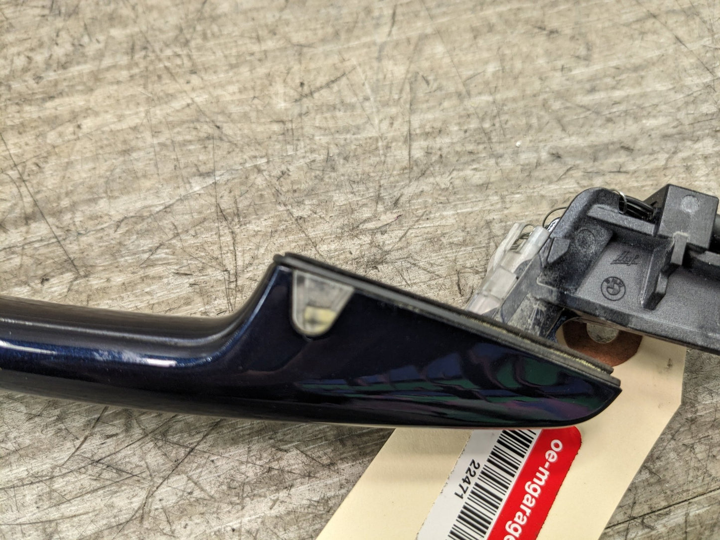 14-18 OEM BMW F15 F85 F86 X5 X6 COMFORT ACCESS LEFT Door Handle Blue*
