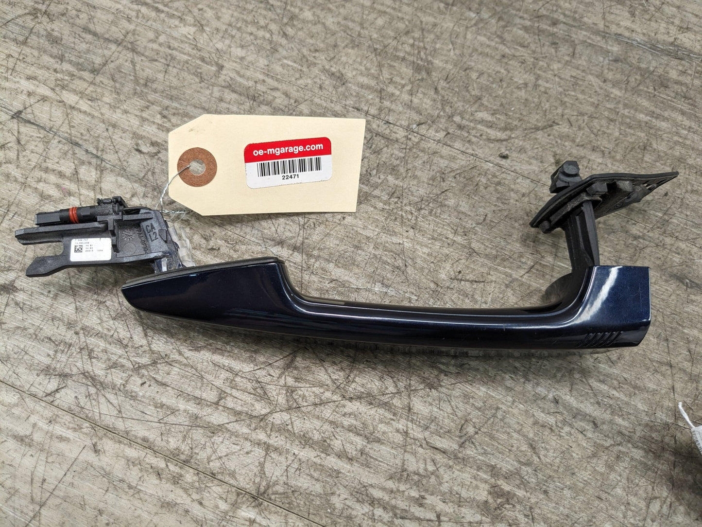 14-18 OEM BMW F15 F85 F86 X5 X6 COMFORT ACCESS LEFT Door Handle Blue*