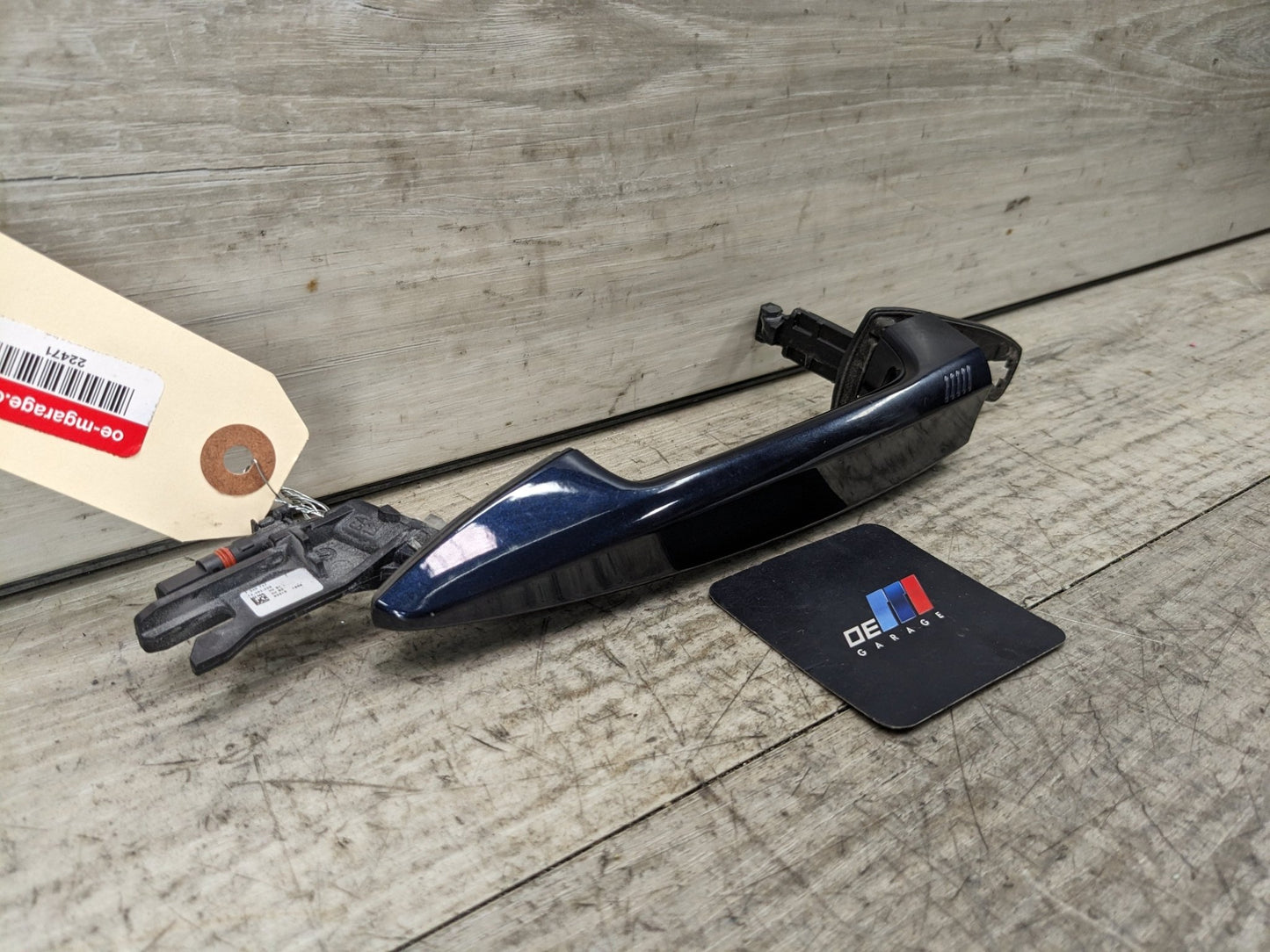14-18 OEM BMW F15 F85 F86 X5 X6 COMFORT ACCESS LEFT Door Handle Blue*