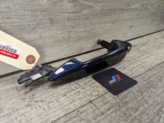14-18 OEM BMW F15 F85 F86 X5 X6 COMFORT ACCESS LEFT Door Handle Blue*