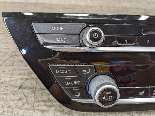 17-20 OEM BMW F90 M5 G30 AC Switch Heater Control Panel Radio Media Buttons