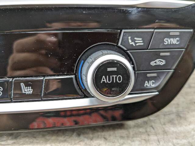 17-20 OEM BMW F90 M5 G30 AC Switch Heater Control Panel Radio Media Buttons