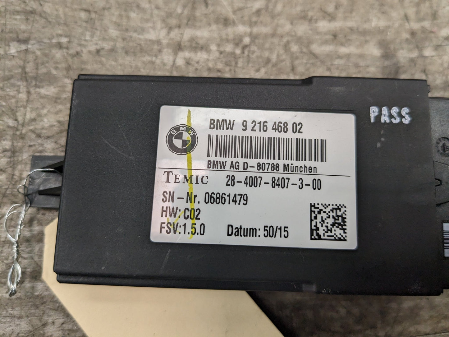 OEM BMW F01 F10 F25 F22 F30 F36 F80 HEATED Left Right Seat Control Module Unit