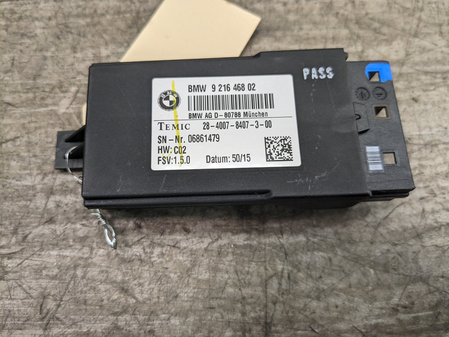 OEM BMW F01 F10 F25 F22 F30 F36 F80 HEATED Left Right Seat Control Module Unit