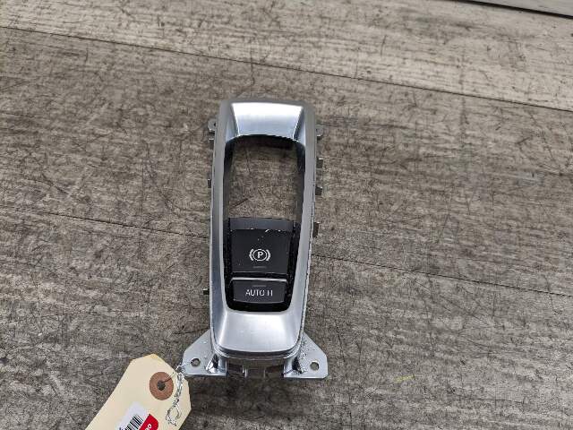 14-18 OEM BMW X5 F15 X6 F16 Parking Brake Auto Hold Switch w/ Trim Panel*