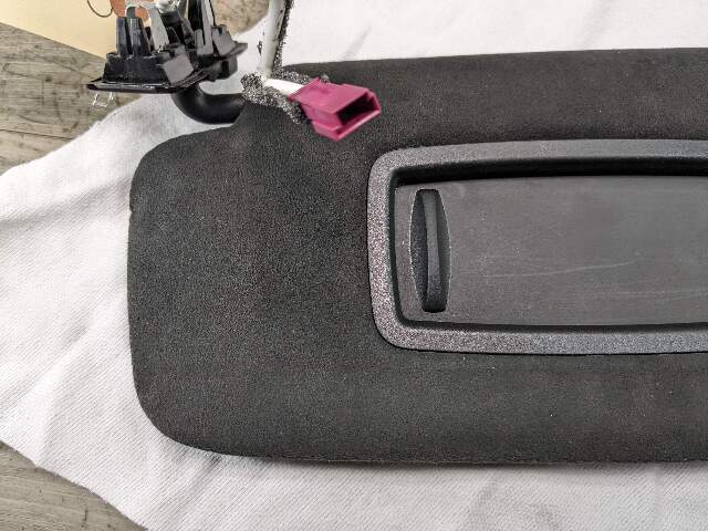 14-18 OEM BMW F15 F85 X5 X5M Left Right Interior Sun Visor ALCANTARA