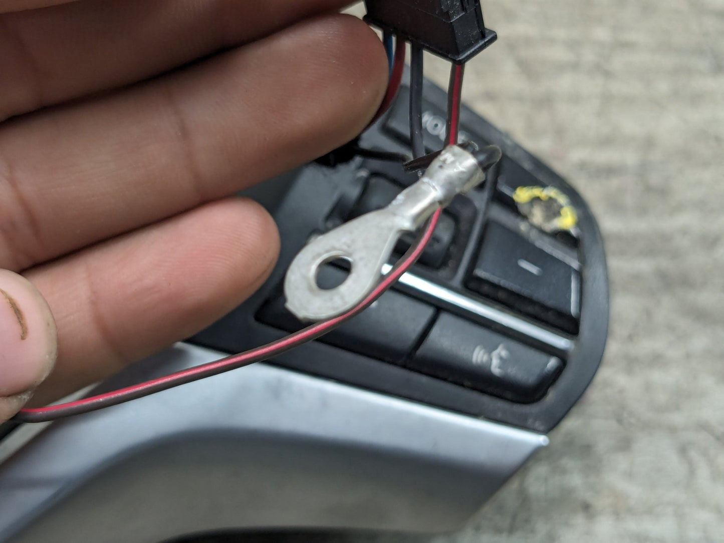 11-19 OEM BMW F15 F16 F25 F26 Steering Wheel Trim Chrome Switch Buttons*