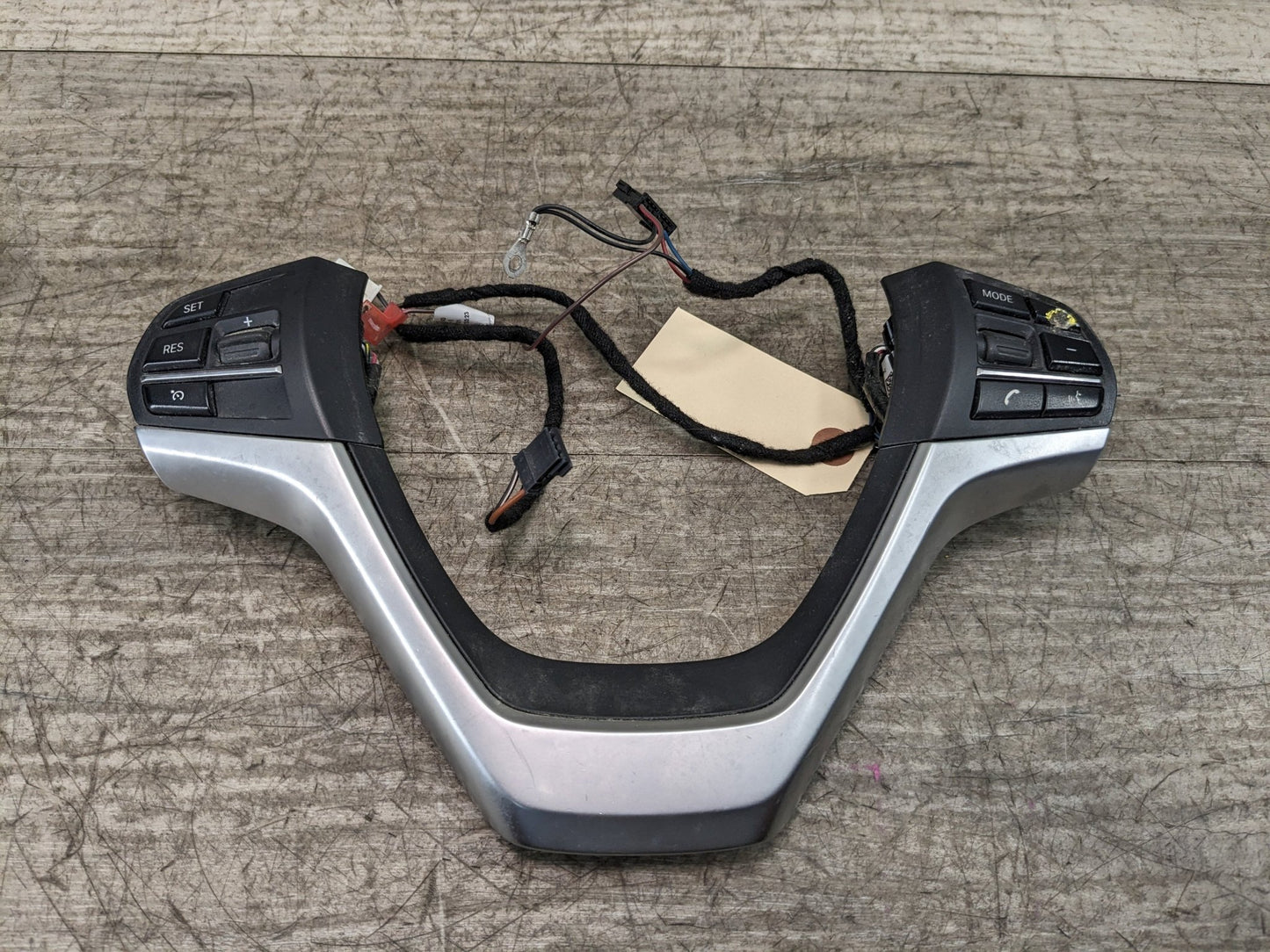 11-19 OEM BMW F15 F16 F25 F26 Steering Wheel Trim Chrome Switch Buttons*