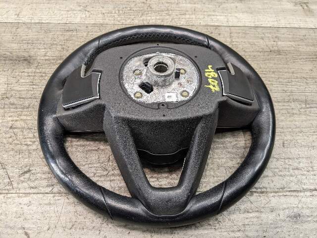 17-20 OEM BMW G30 G12 G14 G15 540 Steering Wheel Black Leather w/ Shifters*