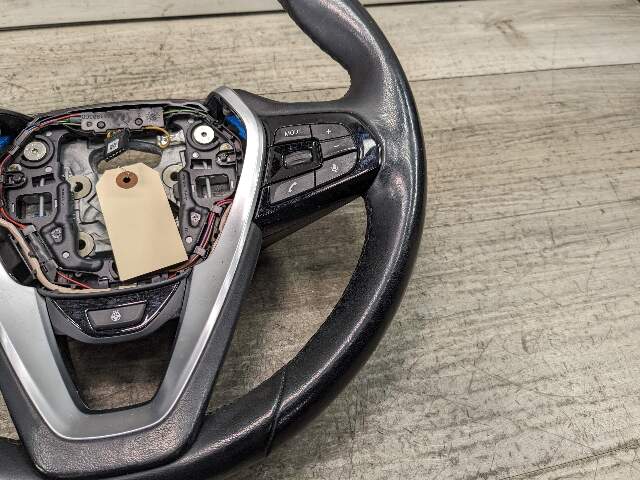 17-20 OEM BMW G30 G12 G14 G15 540 Steering Wheel Black Leather w/ Shifters*