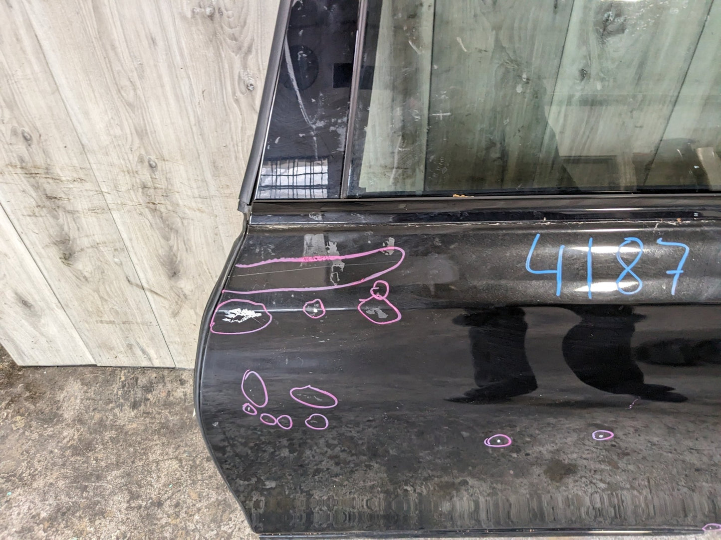 OEM BMW G11 G12 740 750 Rear Left Driver Aluminum Door Shell Panel Black*
