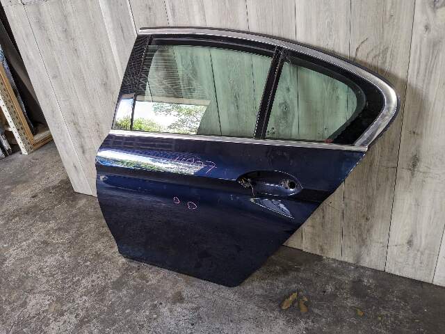 17-21 OEM BMW M5 F90 G30 Rear Driver Left Aluminum Door Shell Panel Blue A89*