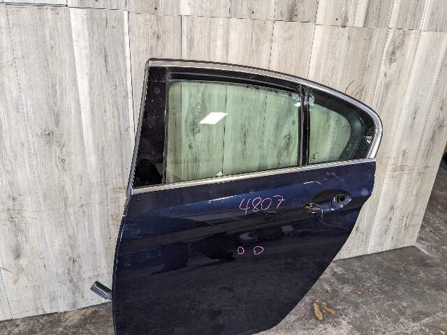 17-21 OEM BMW M5 F90 G30 Rear Driver Left Aluminum Door Shell Panel Blue A89*